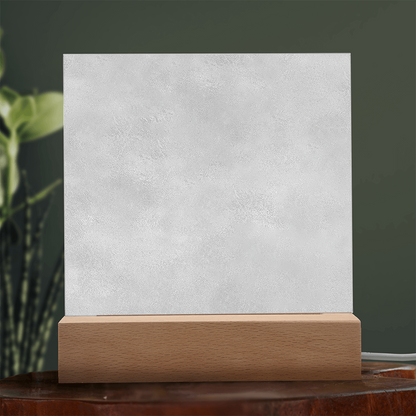 The Struggle Is a Part of the Journey” — Engraved Acrylic Desk Plaque | From the Cosmic Current