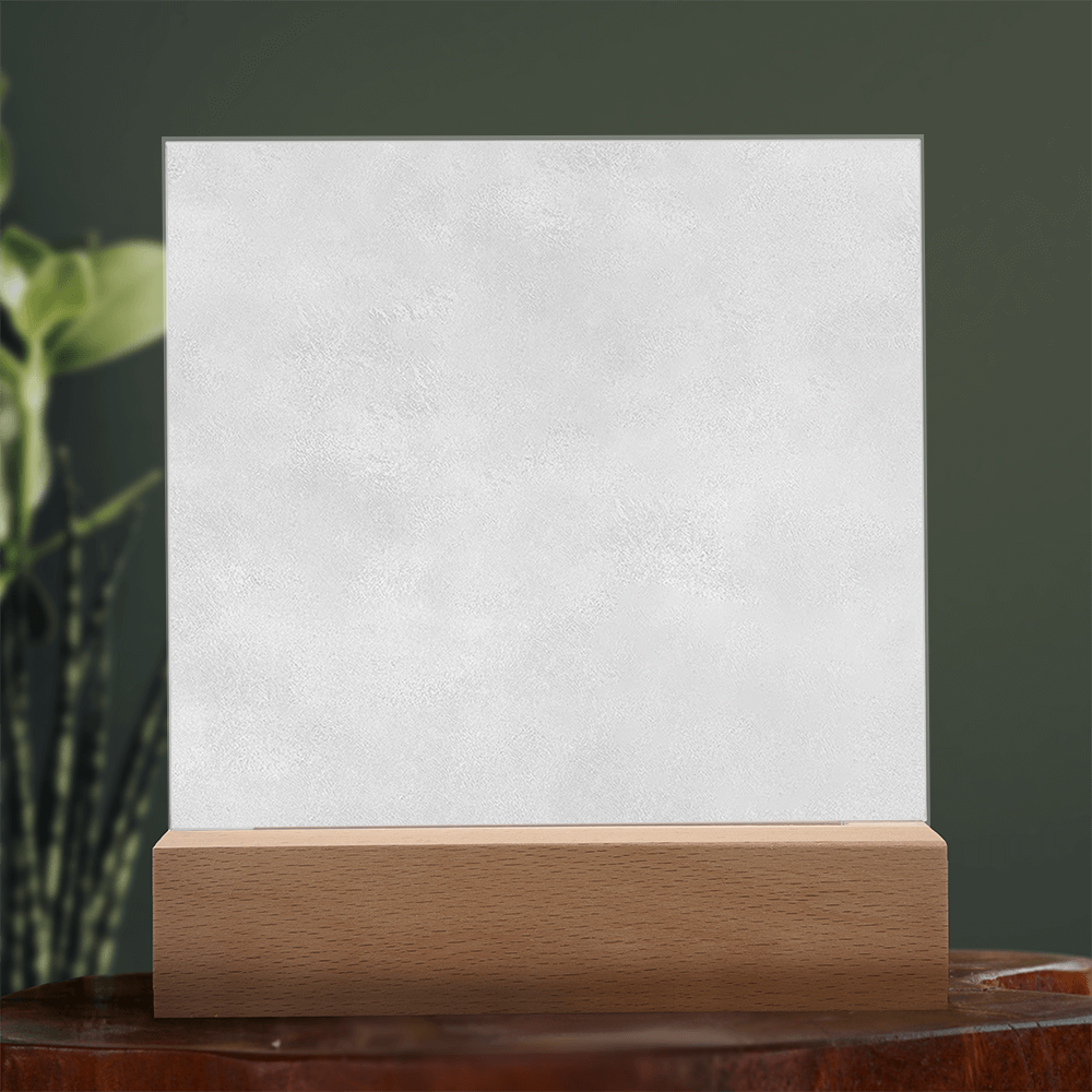 The Struggle Is a Part of the Journey” — Engraved Acrylic Desk Plaque | From the Cosmic Current